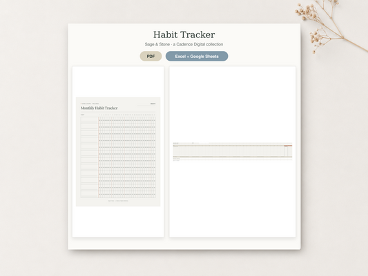 Habit Tracker — Sage & Stone